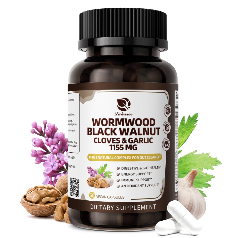 Lukaree 16-in-1 Wormwood Cleanse bottle