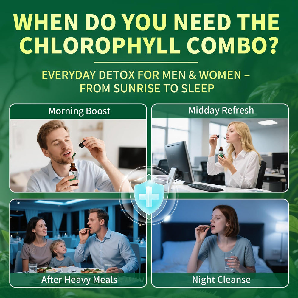Chlorophyll Capsules bottle for PM regimen (120 capsules)