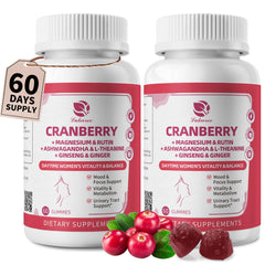 Lukaree Cranberry Gummies for Women 2-Pack packaging