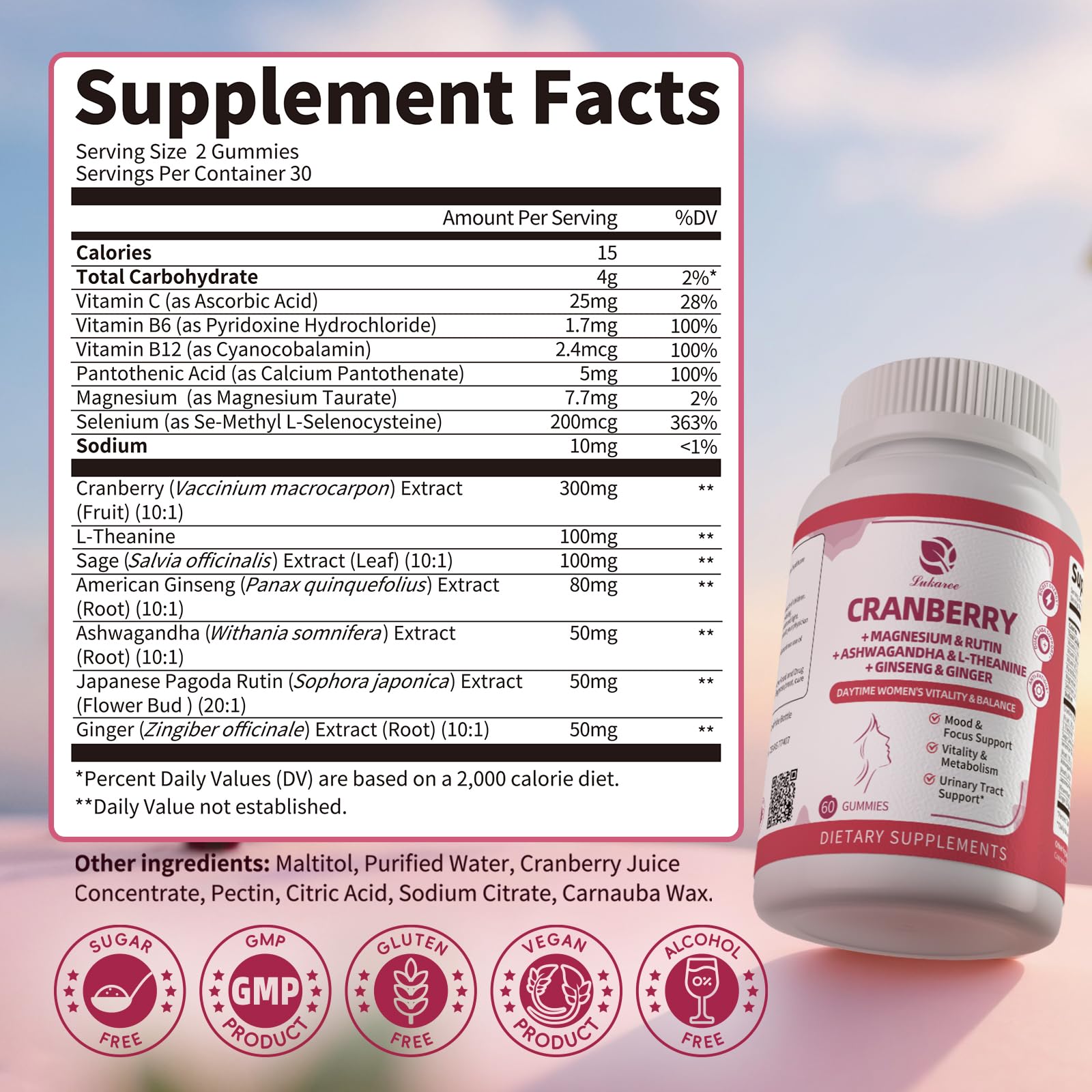 UTI support and wellness visuals