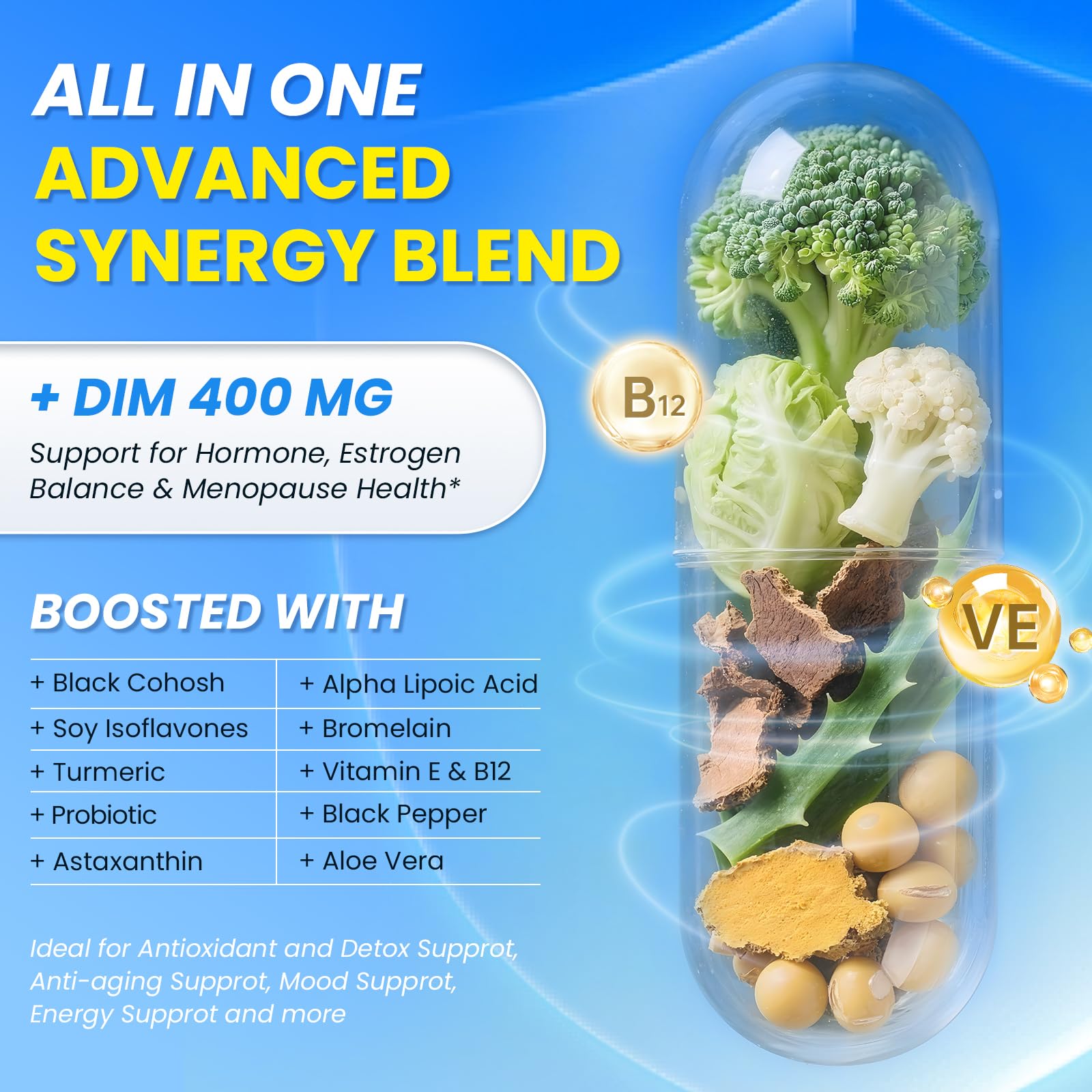 Close-up of liposome-encapsulated capsule