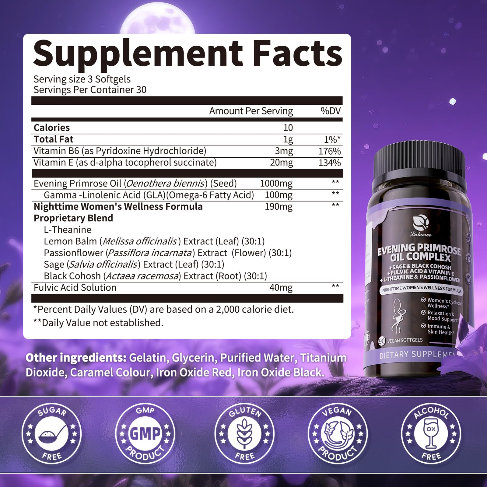 Women at night representing mood support and relaxation