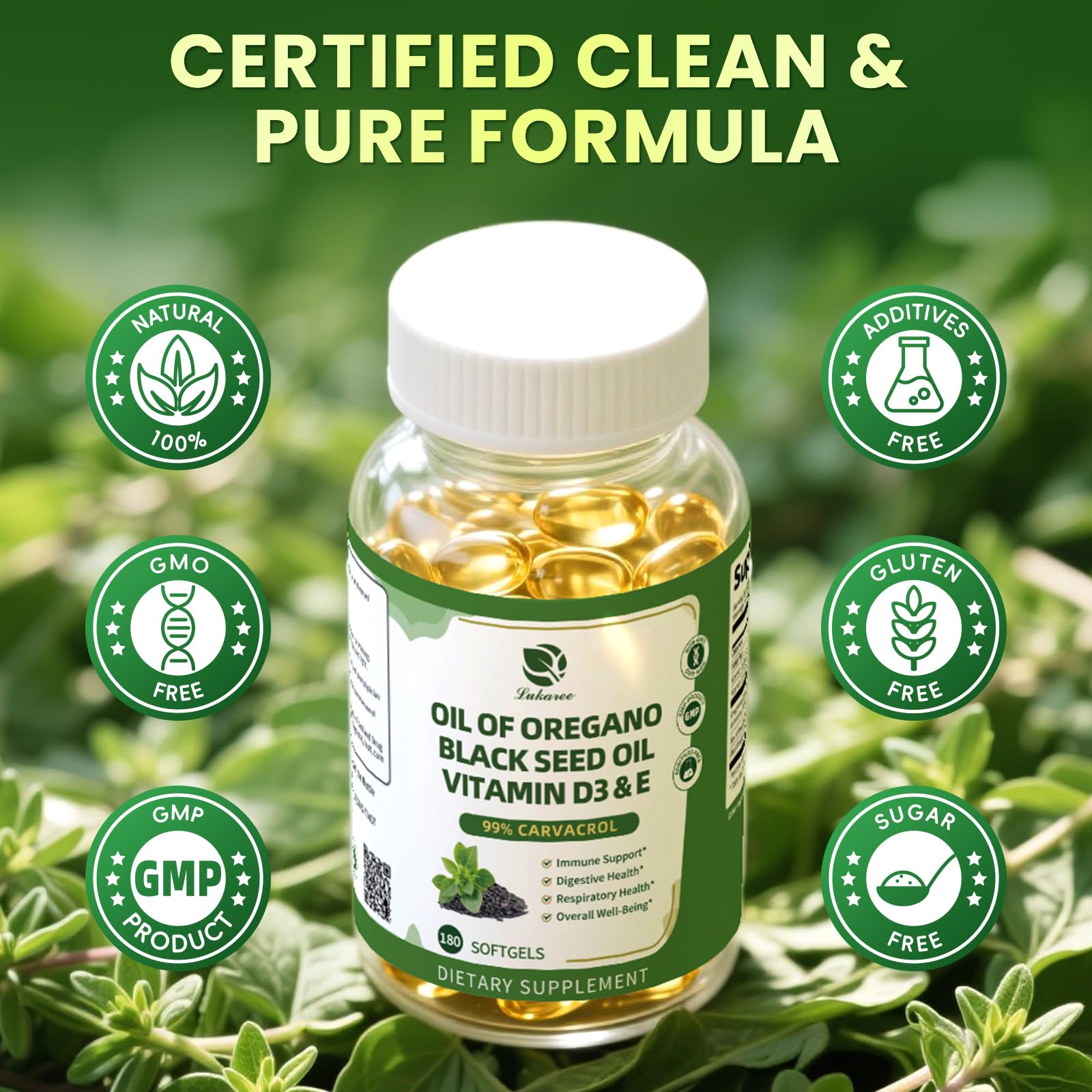 GMP-certified production facility with organic and non-GMO labeling