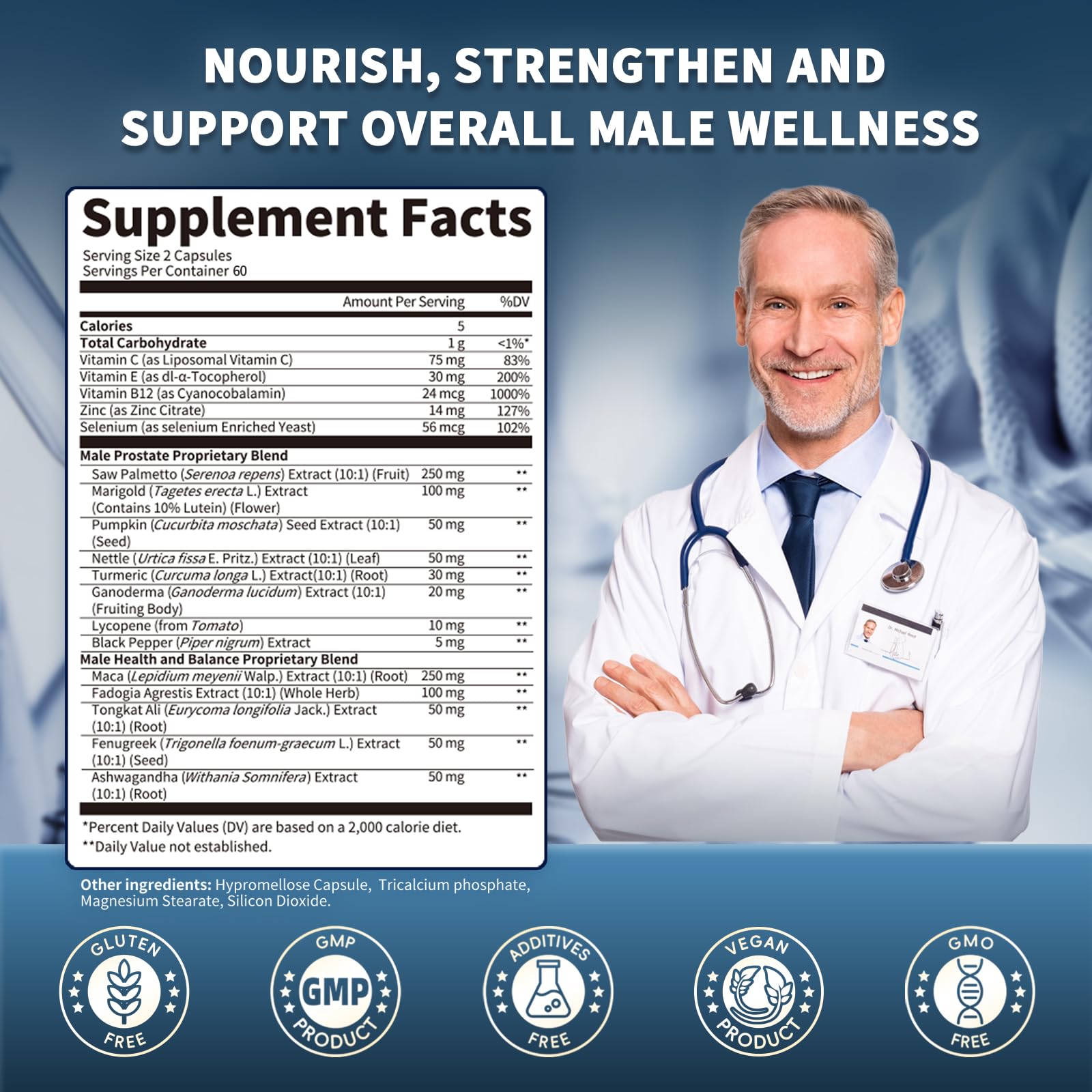 Immunity and vitamin blend included in the formula