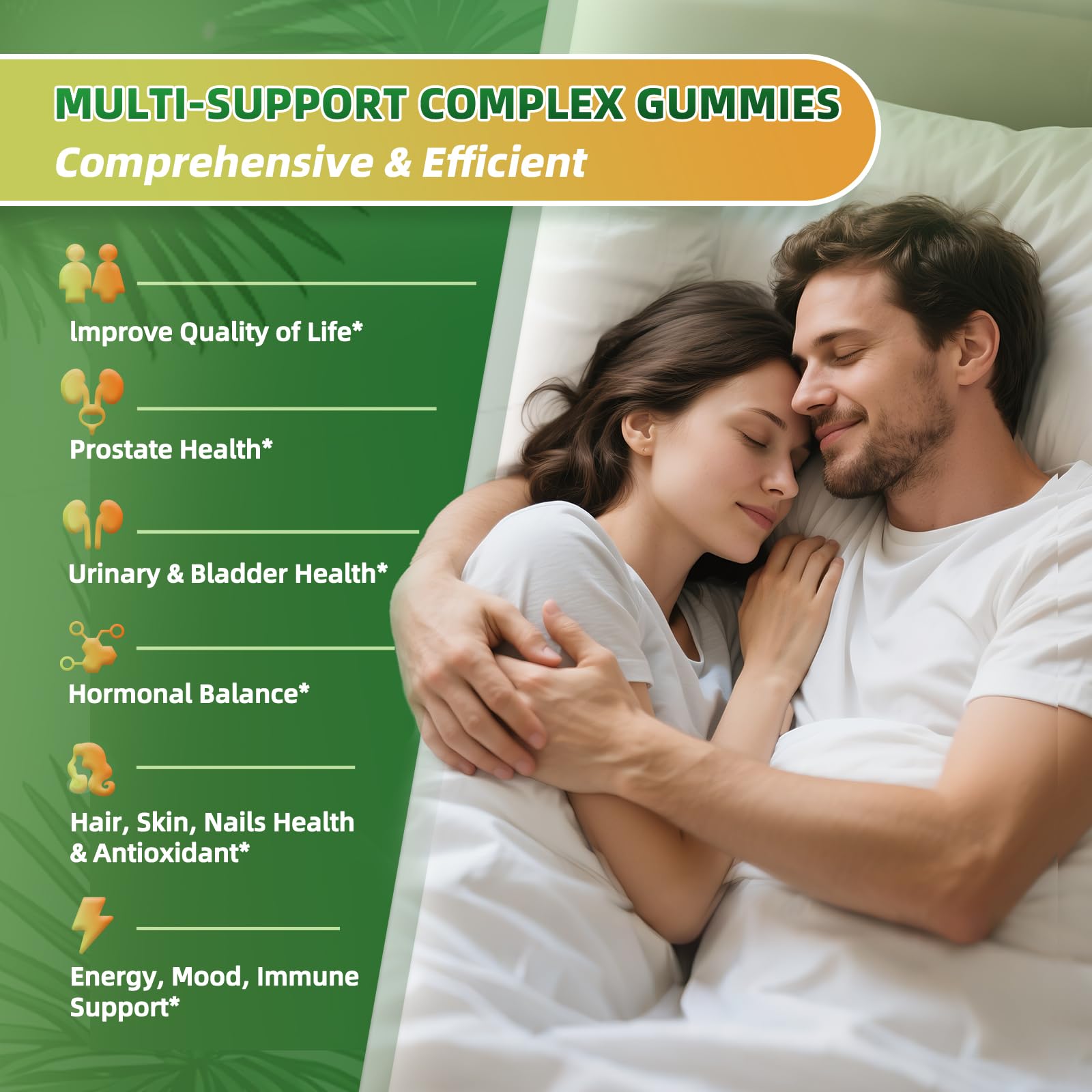 Infographic illustrating 15-in-1 formula ingredients for Lukaree Gummies