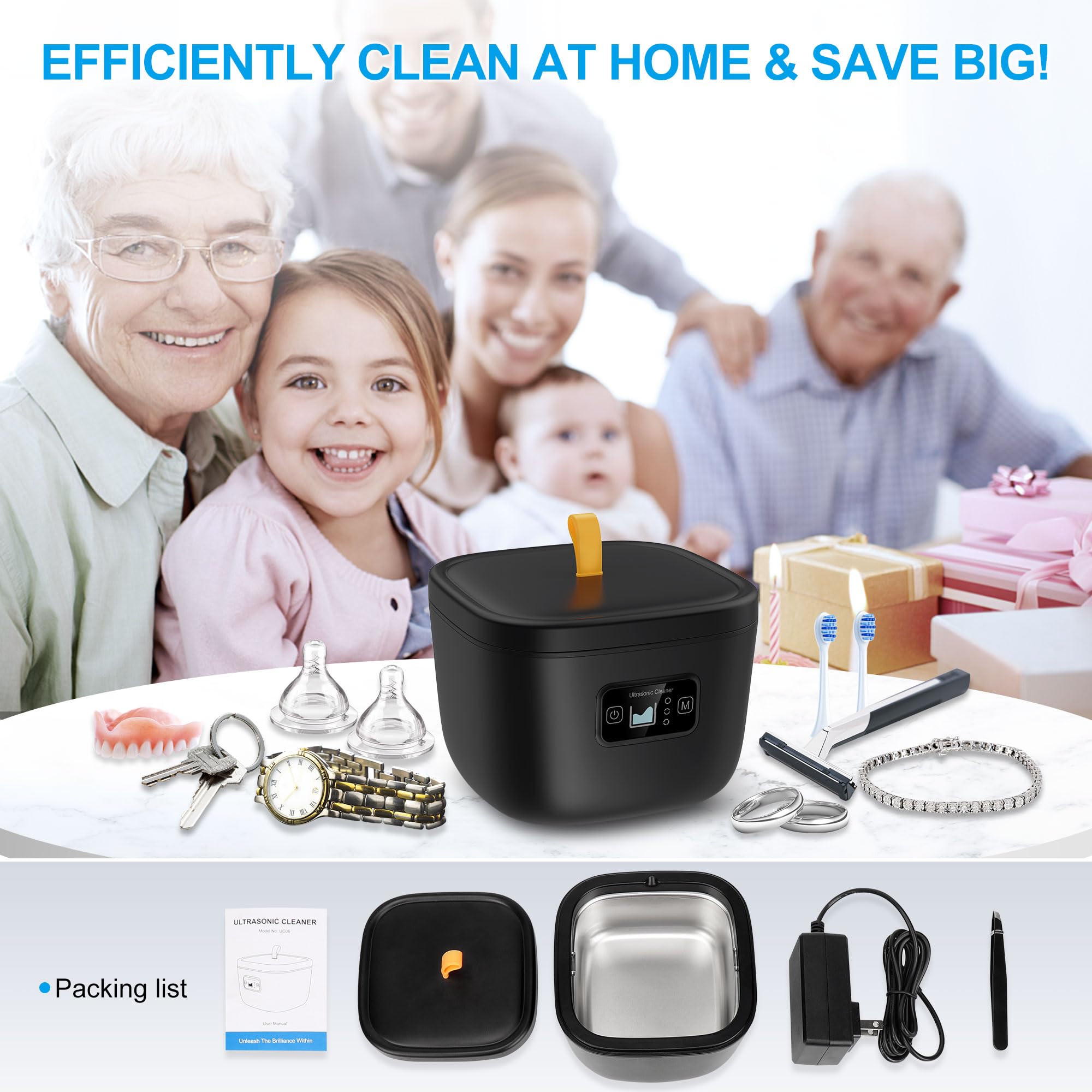 Gift-ready LukToMao cleaner packaging with warranty info