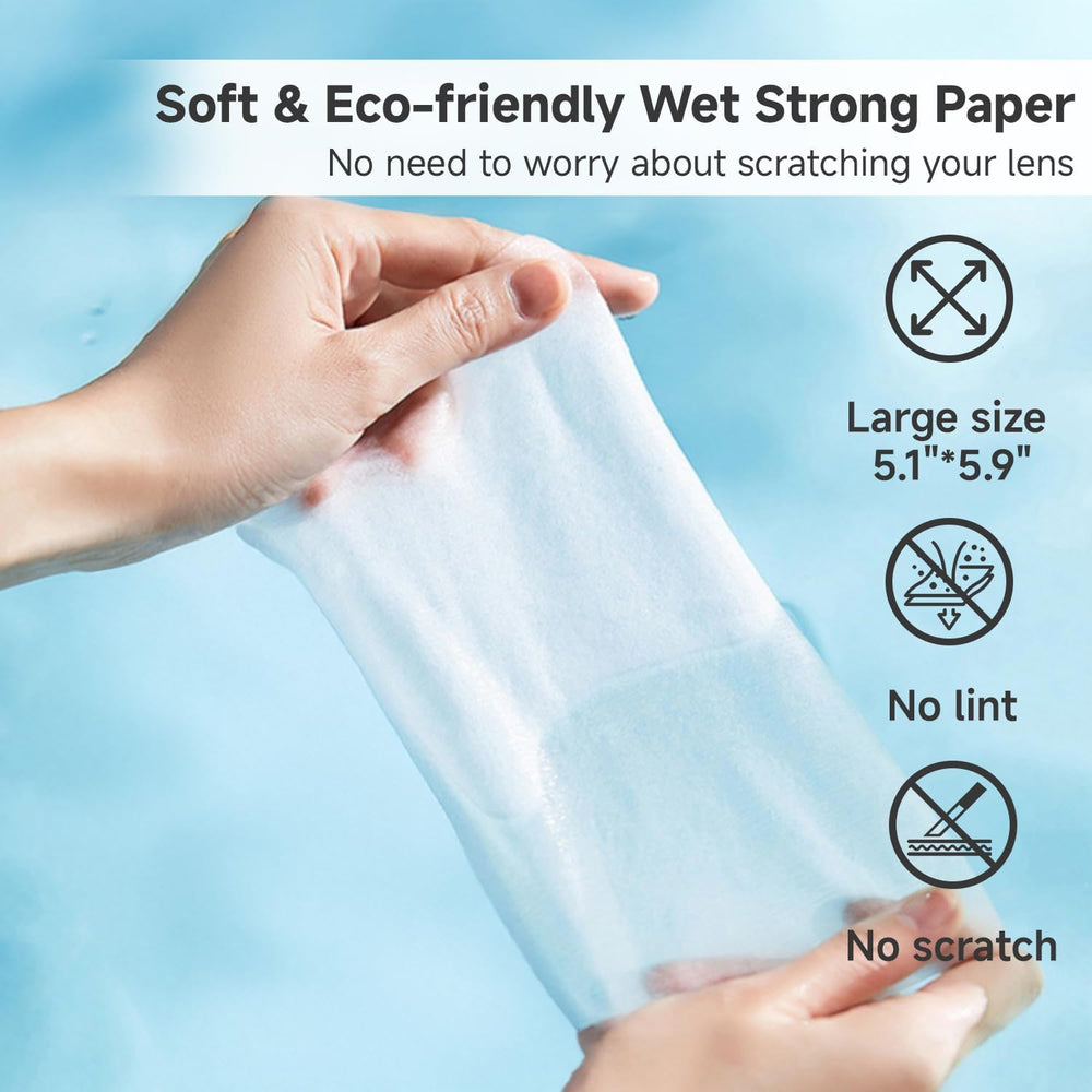 Safe for glass, plastic lenses and anti-reflective coatings