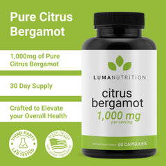 Citrus bergamot 1000mg capsules