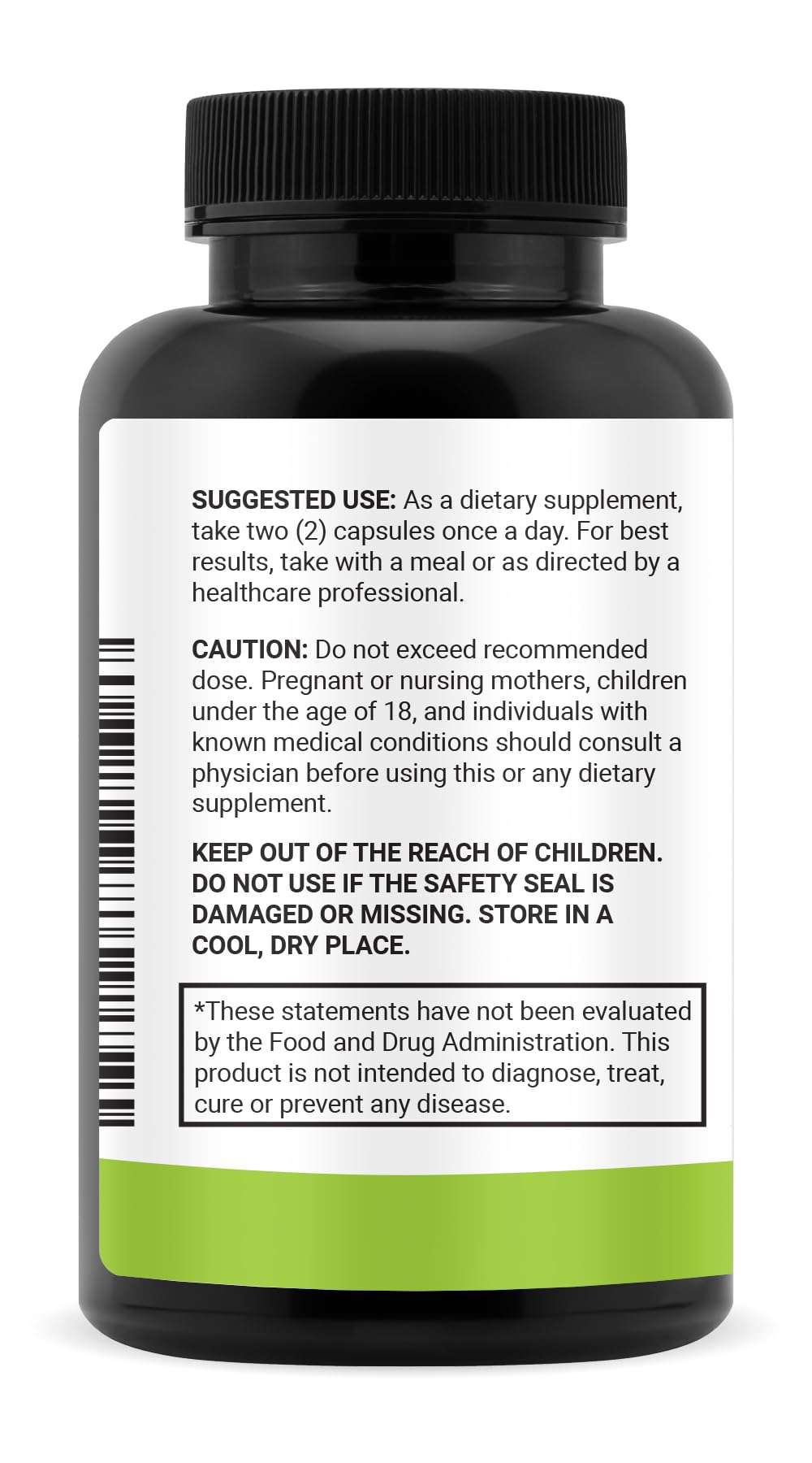 Front label of Citrus Bergamot 1000mg bottle