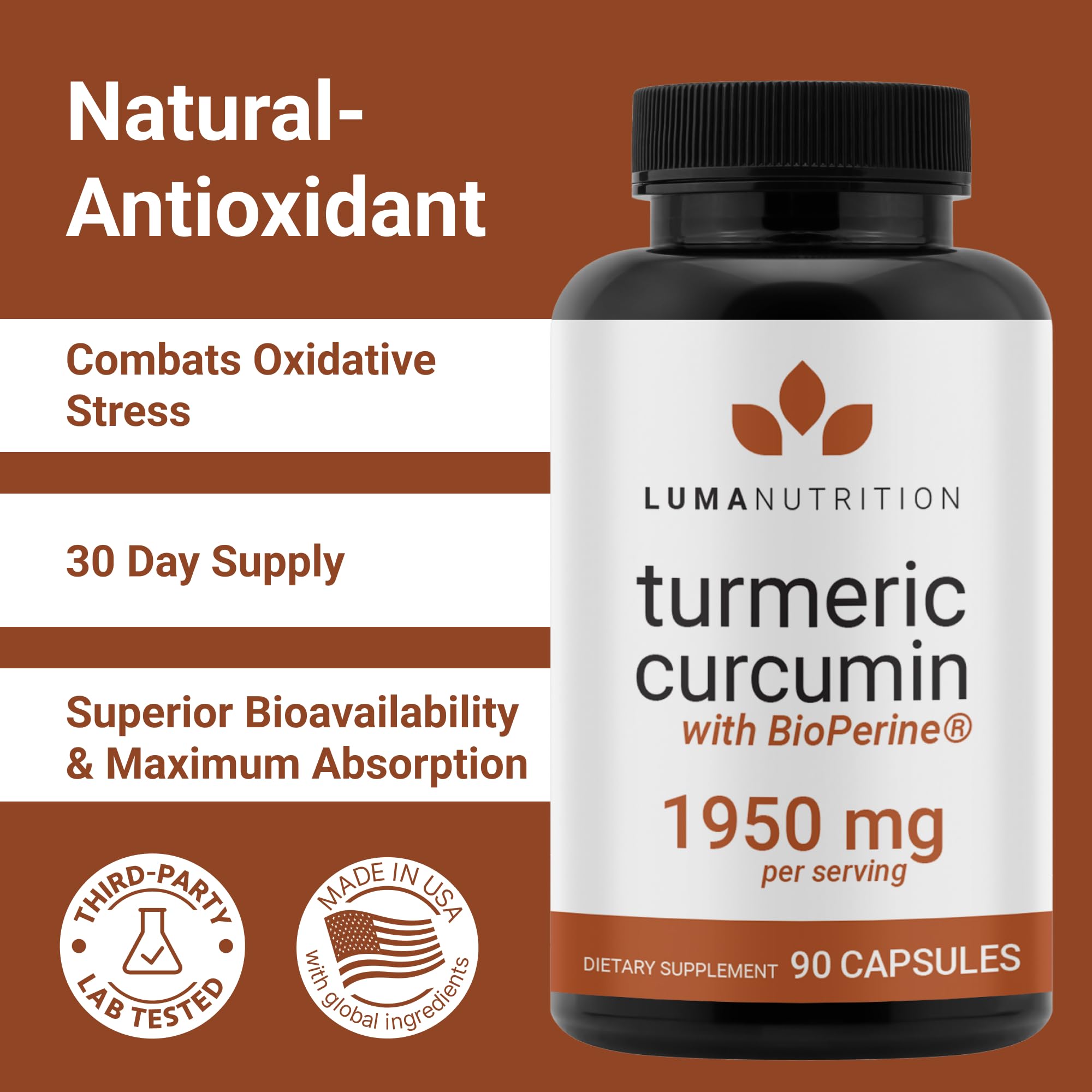 Close-up of turmeric capsules inside bottle