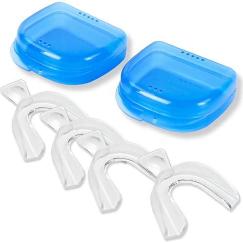 Lumeeno moldable teeth whitening trays set with 4 trays and 2 cases