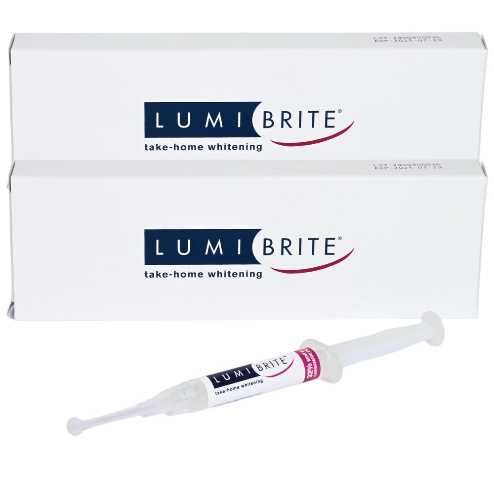 LumiBrite 32% Take-Home Whitening Gel refill syringe, mint flavor, 2.5 mL