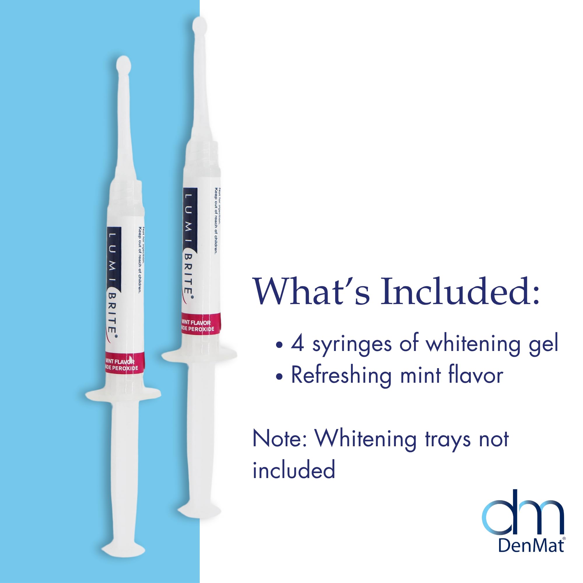 LumiBrite Take-Home whitening gel refills and packaging