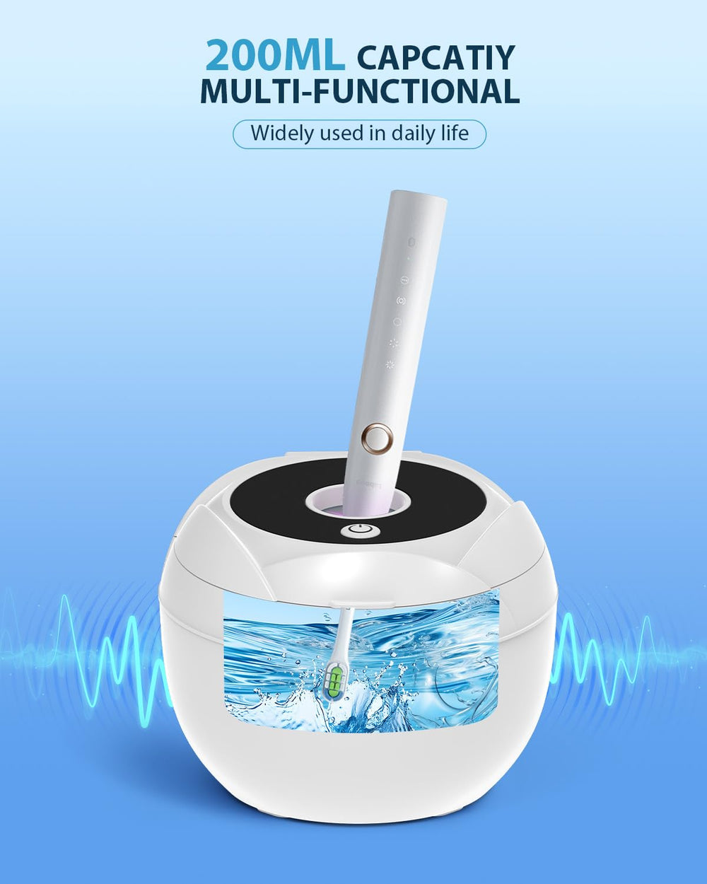 Includes tweezers and drain basket for safe cleaning