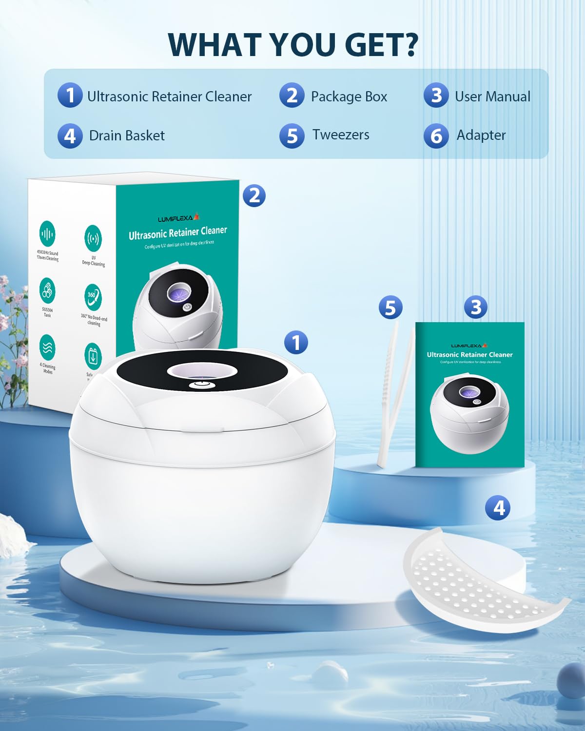 Portable, travel-friendly compact cleaner