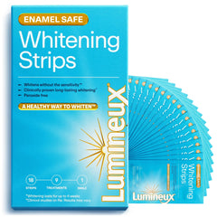 Lumineux Teeth Whitening Strips Kit with 9 treatments