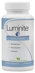Close-up of Luminite Sleep Support capsules