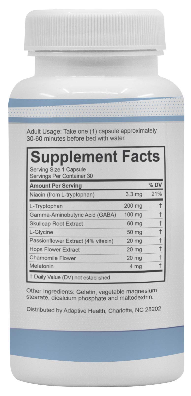 Graphic illustrating eight key sleep-support ingredients