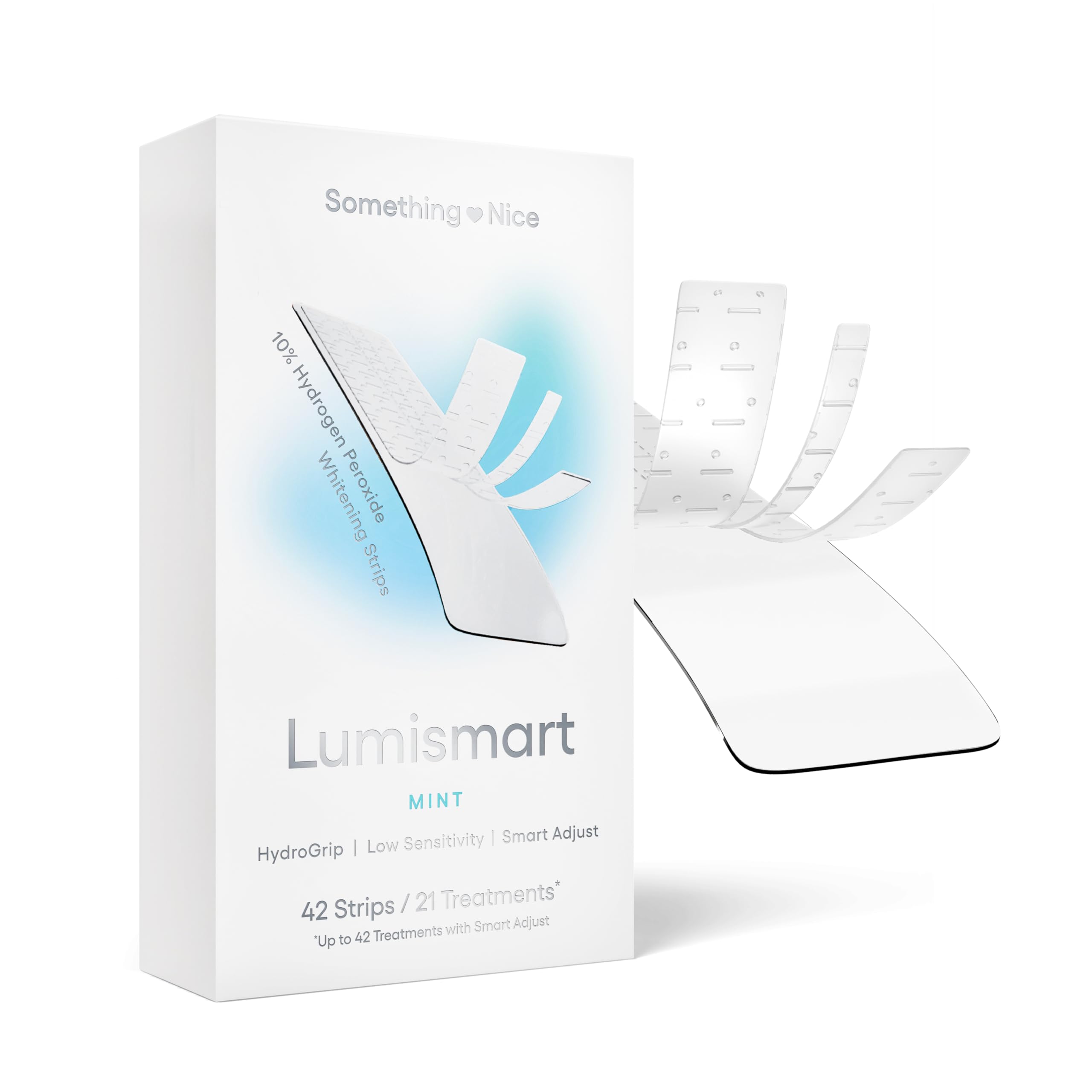 Box of Something Nice Lumismart Whitening Strips Mint flavor
