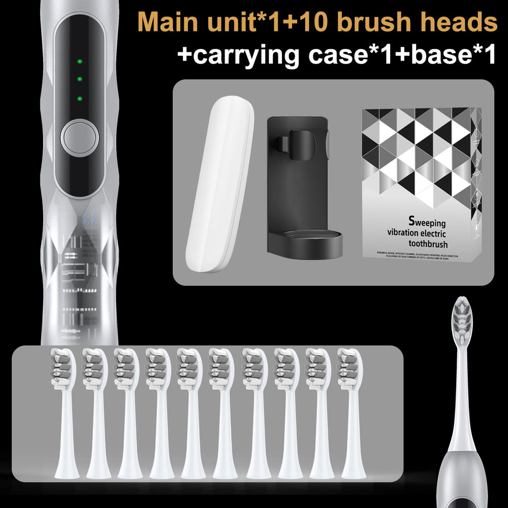 Travel case with Lumivoid toothbrush and accessories