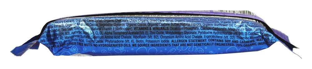 LUNA Bar Chocolate Cupcake ingredients emphasize plant-based protein.