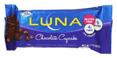 LUNA BAR Chocolate Cupcake packaging