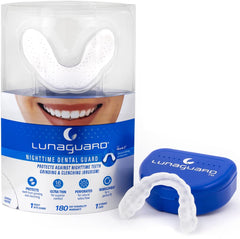LunaGuard Nighttime Dental Guard packaging and storage case