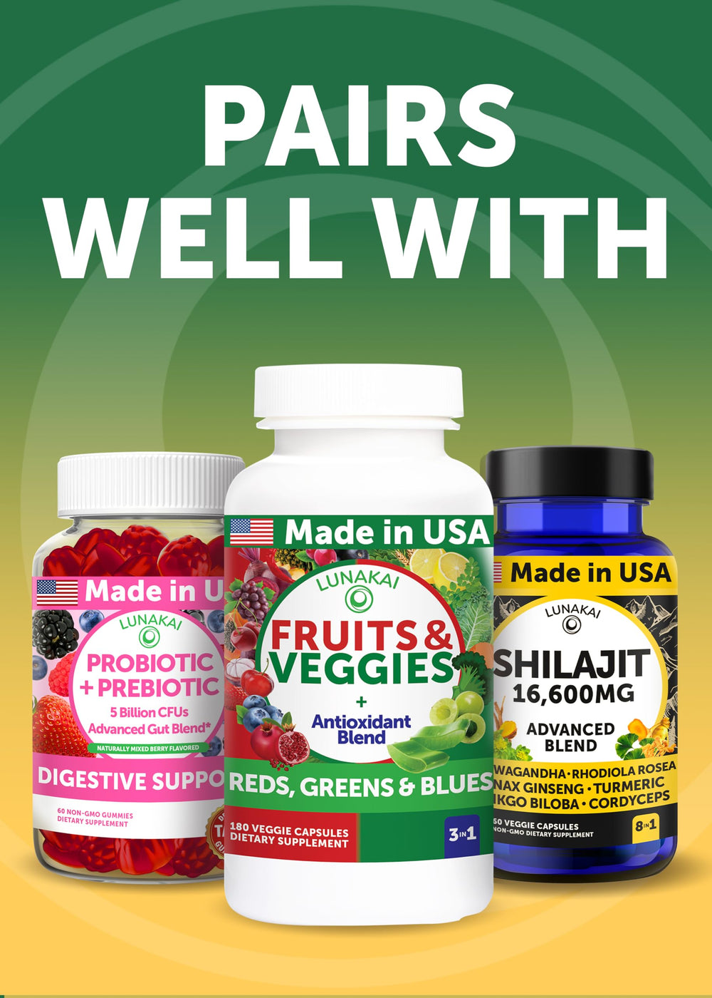 Black pepper (piperine) for enhanced absorption