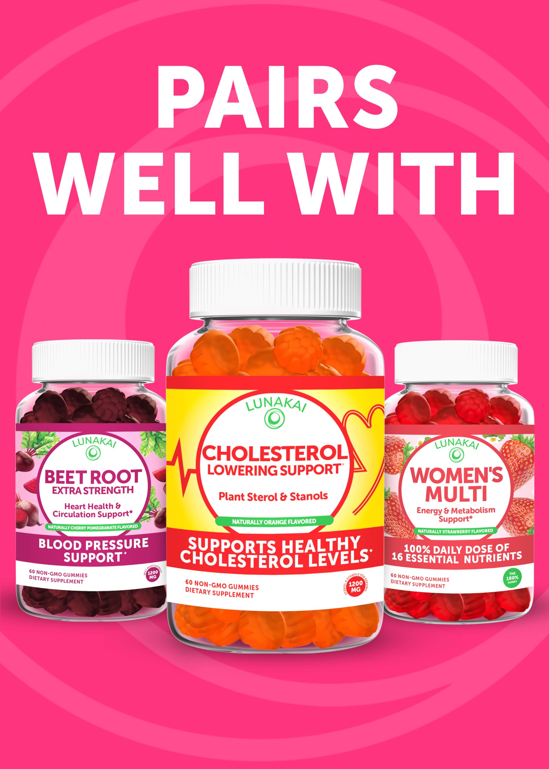 Nails, hair and skin concept with Lunakai bottle