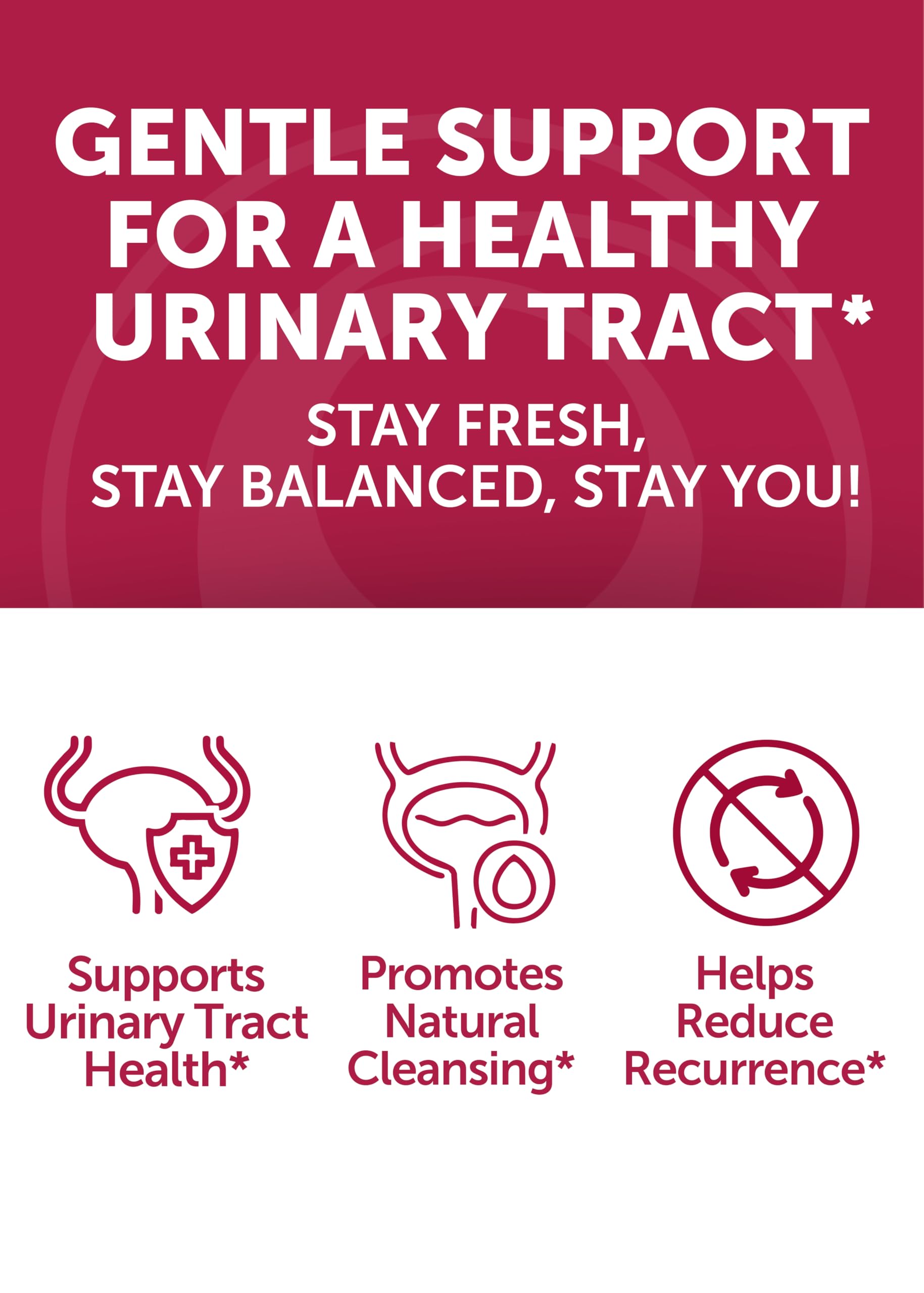 Close-up of Cran-Raspberry flavored gummy