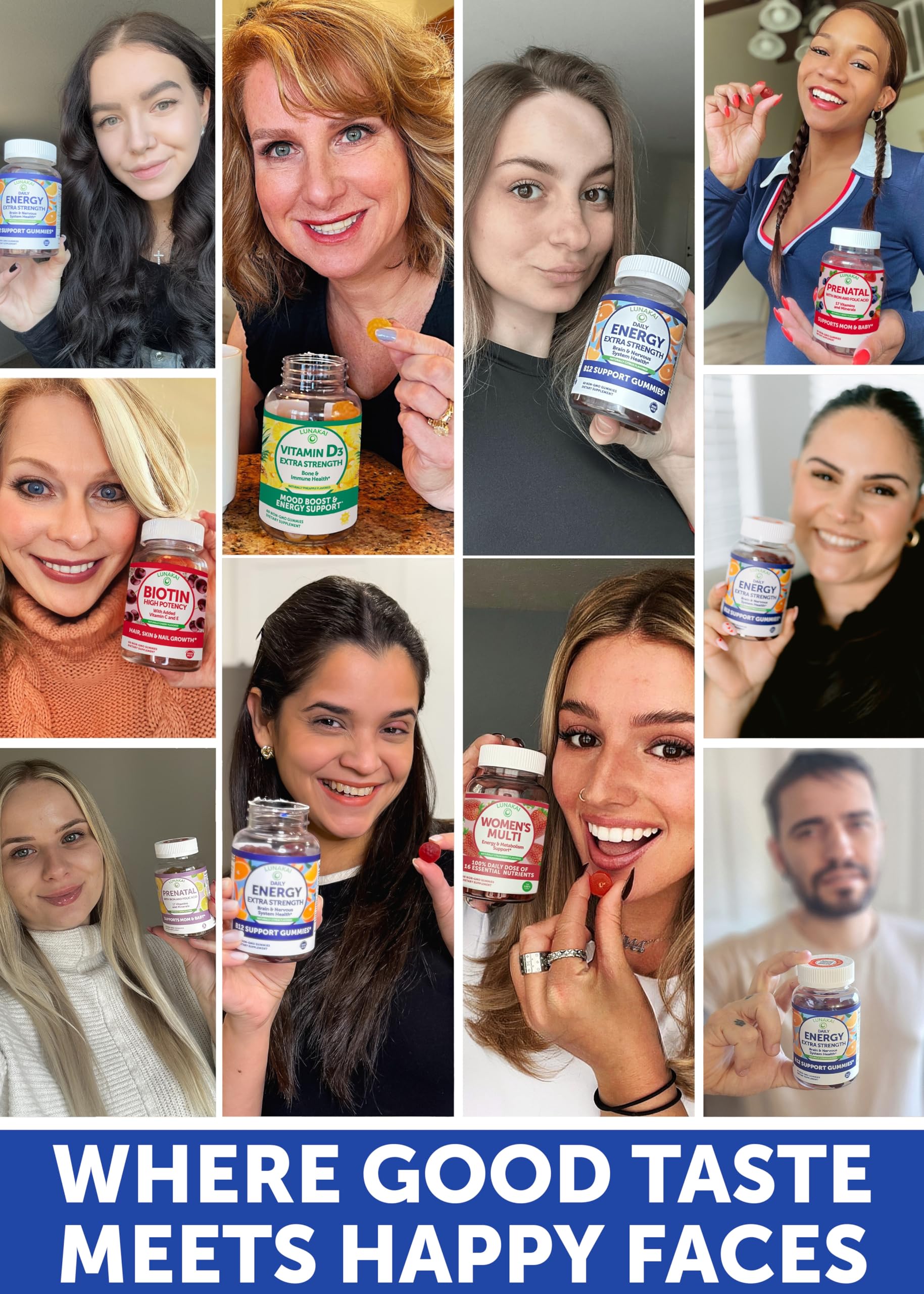 Vegan and gluten-free Lunakai gummies packaging