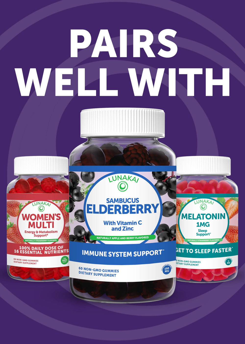 Lunakai 60-count packaging ready for travel