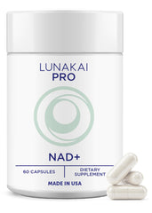 Lunakai PRO NAD+ NR Resveratrol bottle front view