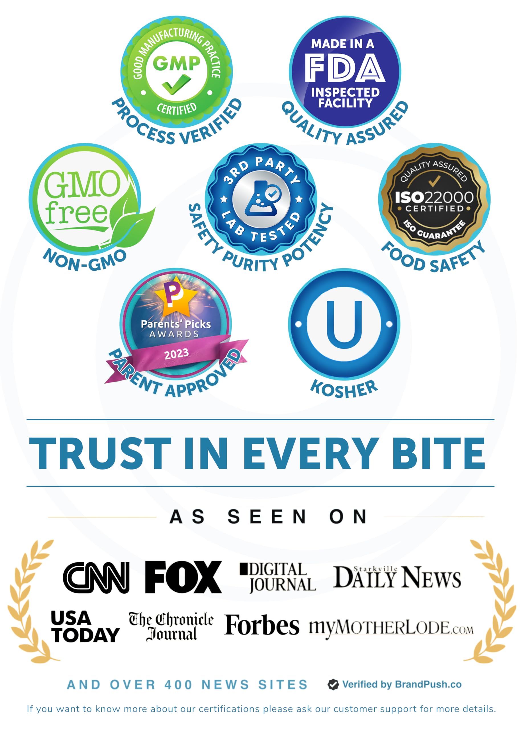 Berry flavored Lunakai probiotic gummies graphic