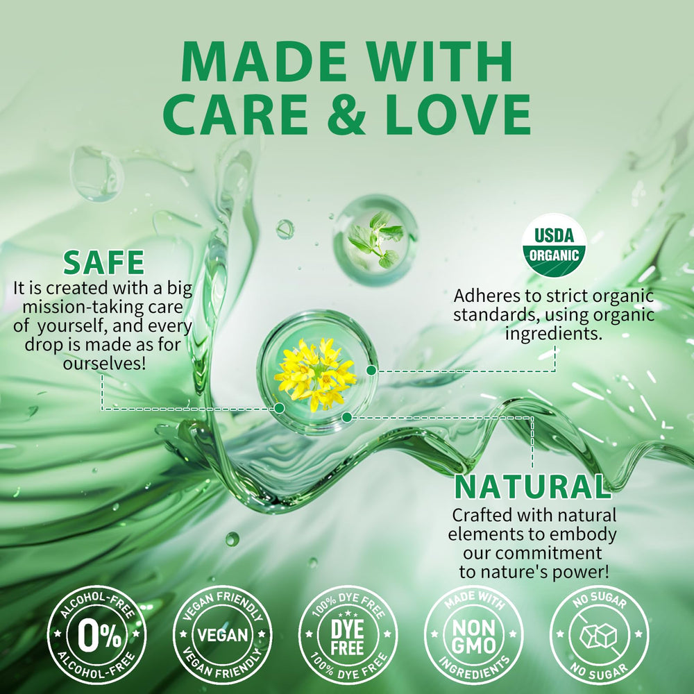 Lung detox drops being applied