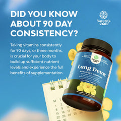 Close-up of product label on Lung Detox Mullein Capsules