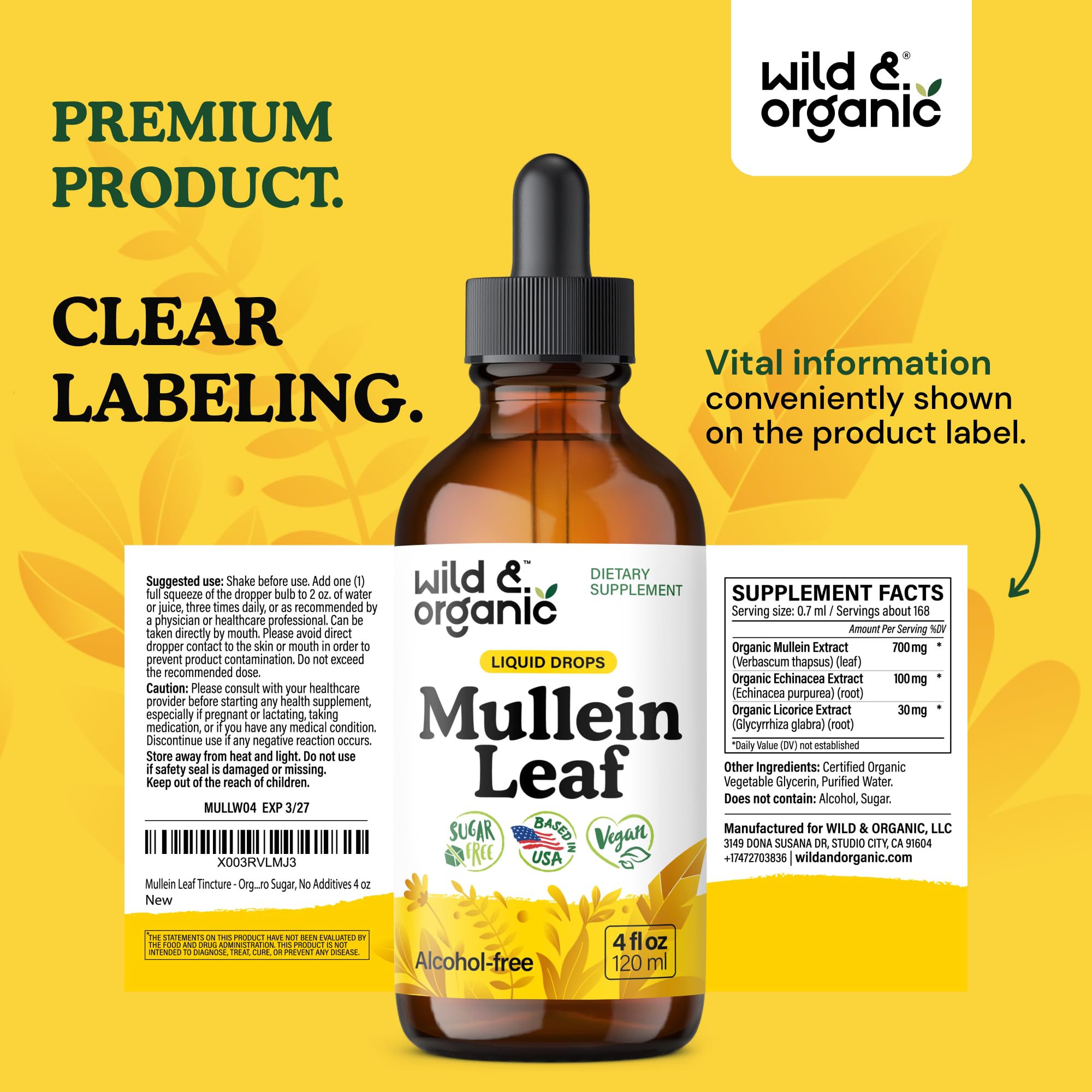 Lifestyle image showing lung health benefits with tincture