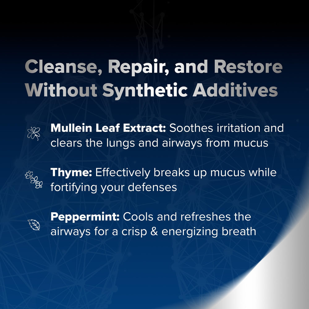 Packaging: Herbal Tea Therapy Lung Renew Mullein Drops (2 oz)