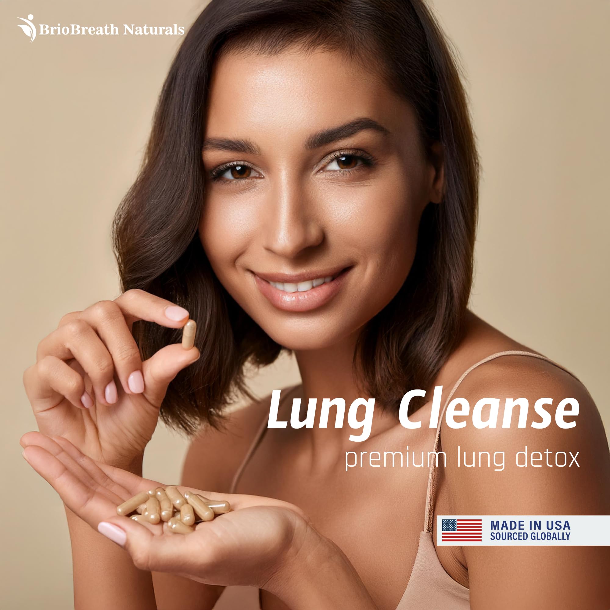 Lung Support Supplement product label