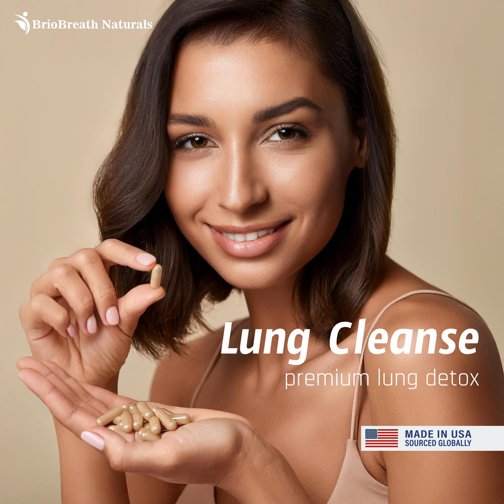 Lung Support Supplement product label