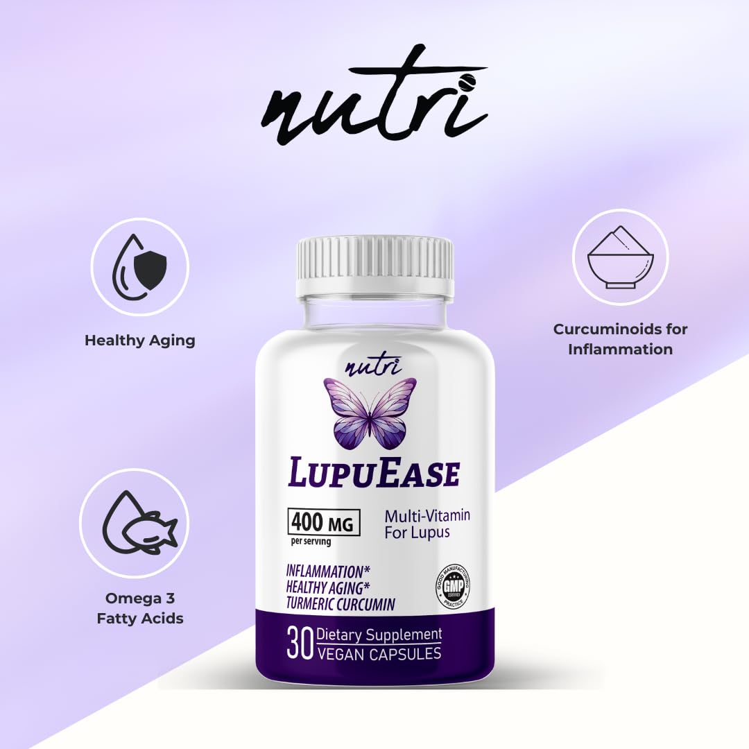 LupuEase capsules spilling from bottle