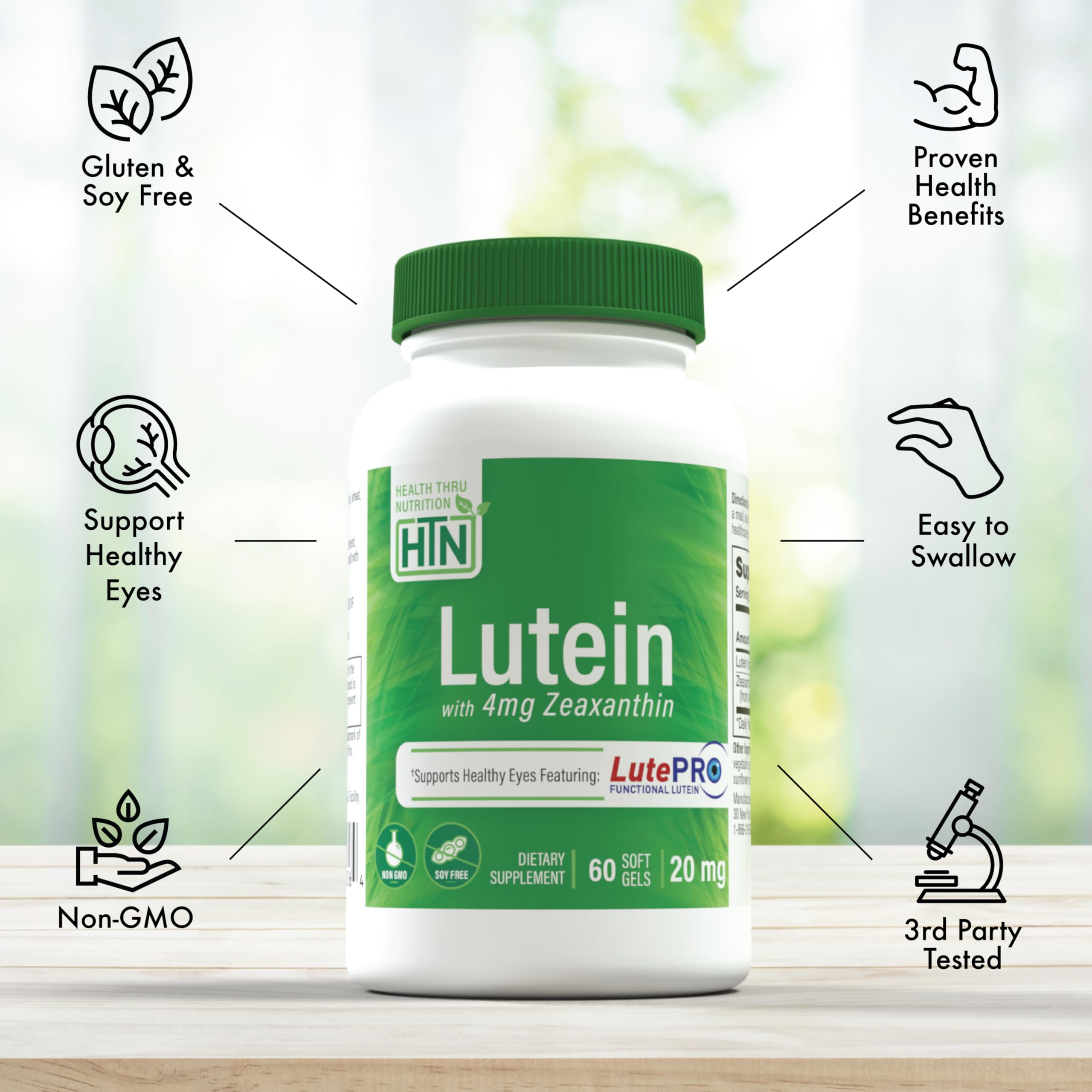 Graphic illustrating All-Trans Marigold Extract 5:1 ratio