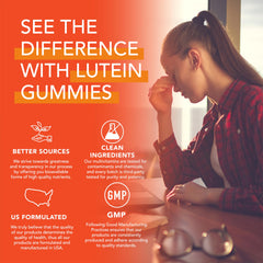 Zeaxanthin and lutein ingredients on packaging