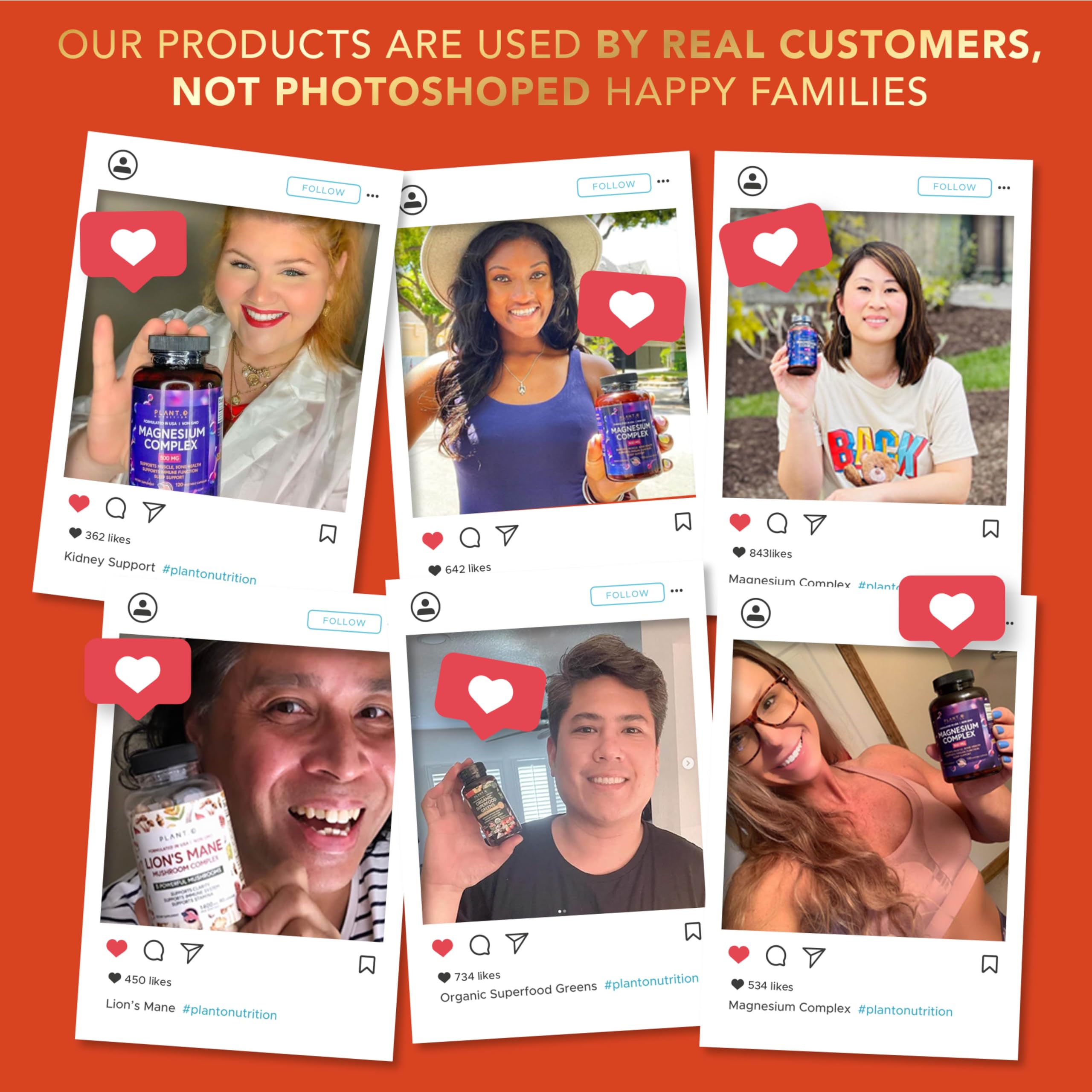 Vision clarity and blue light support symbols