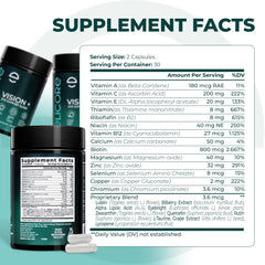 Illustration of lutein, zeaxanthin and lycopene for eye health