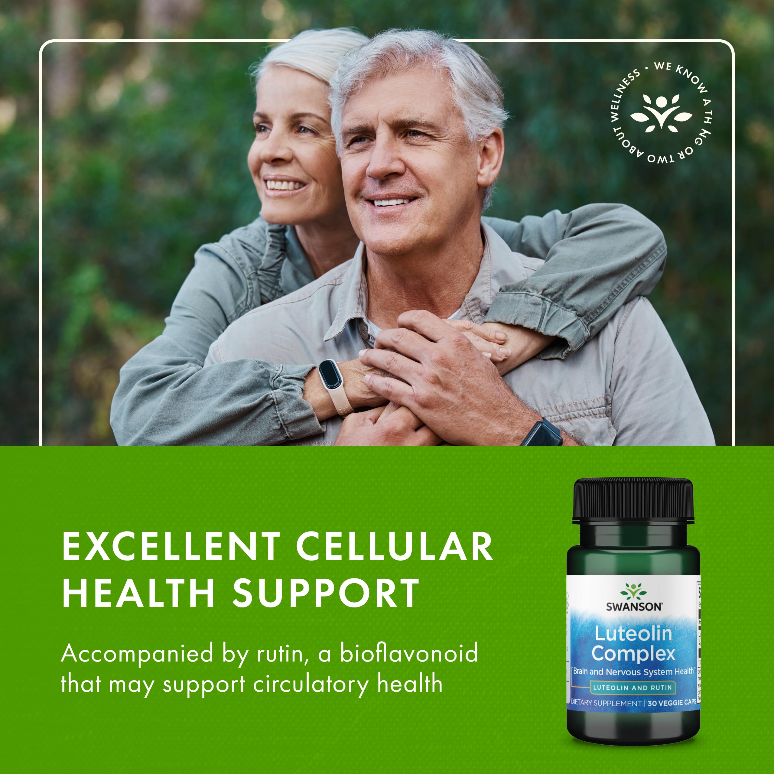 Ingredients label of Swanson Luteolin Complex