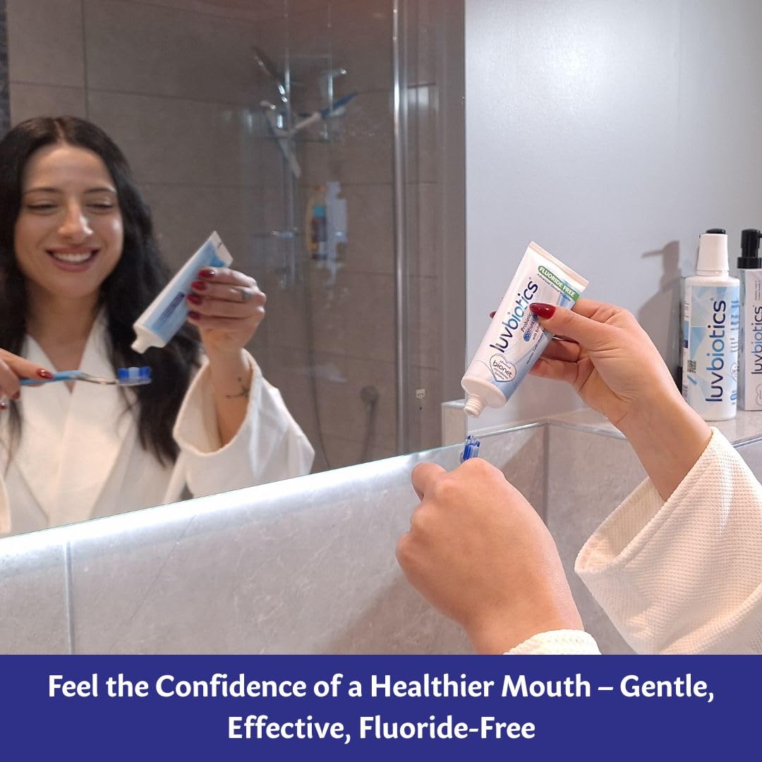 Xylitol-based natural whitening toothpaste by Luv Biotics