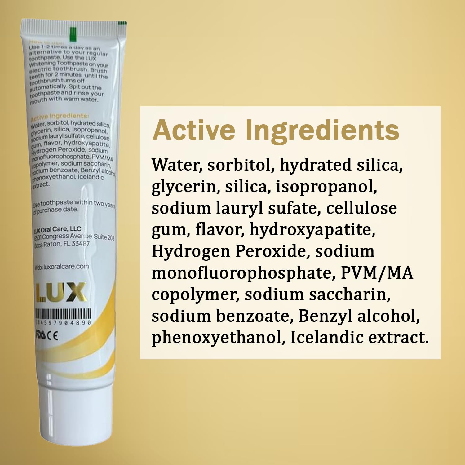 Bright smile after using Lux Oral Care toothpaste