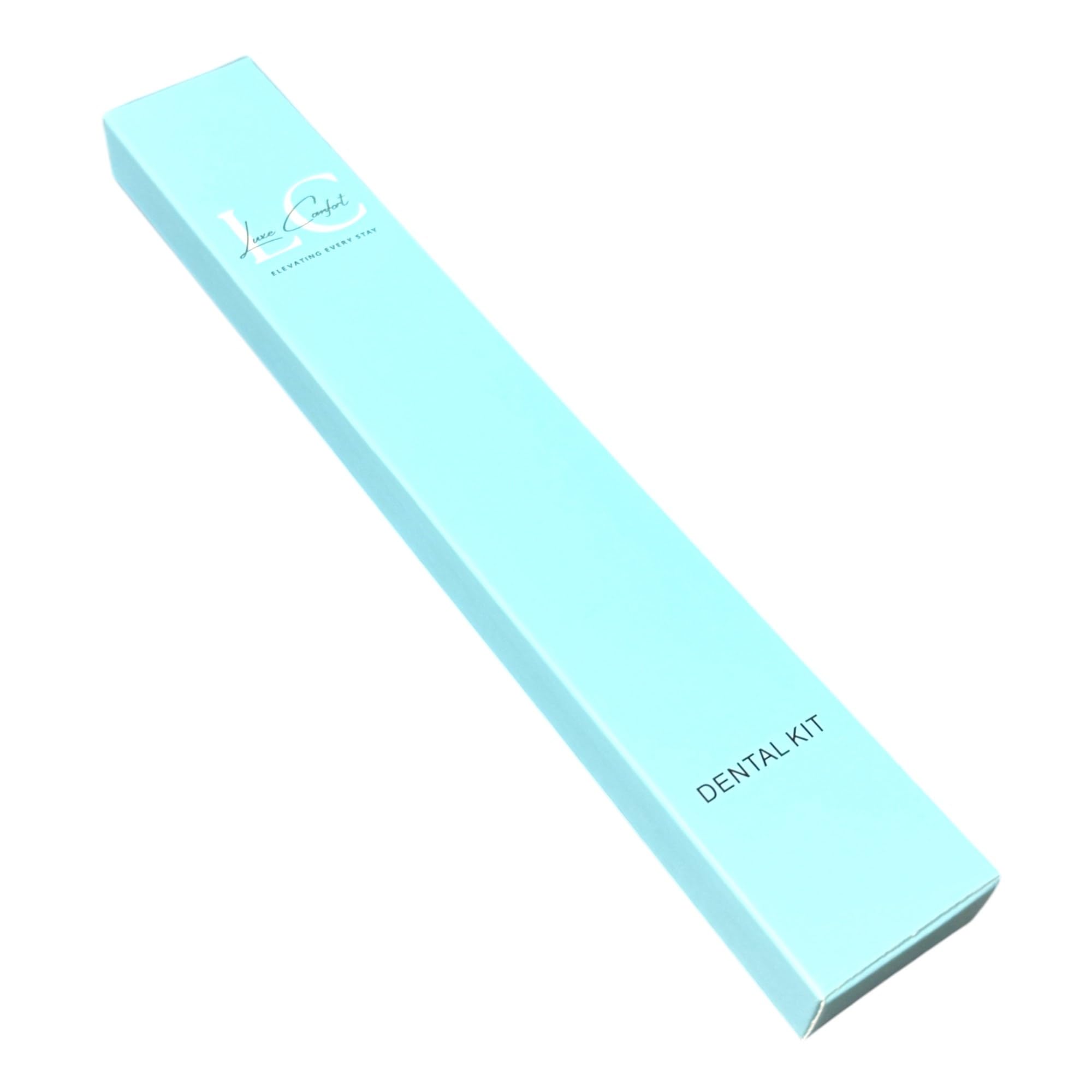 Luxe Comfort Dental Kit light blue packaging