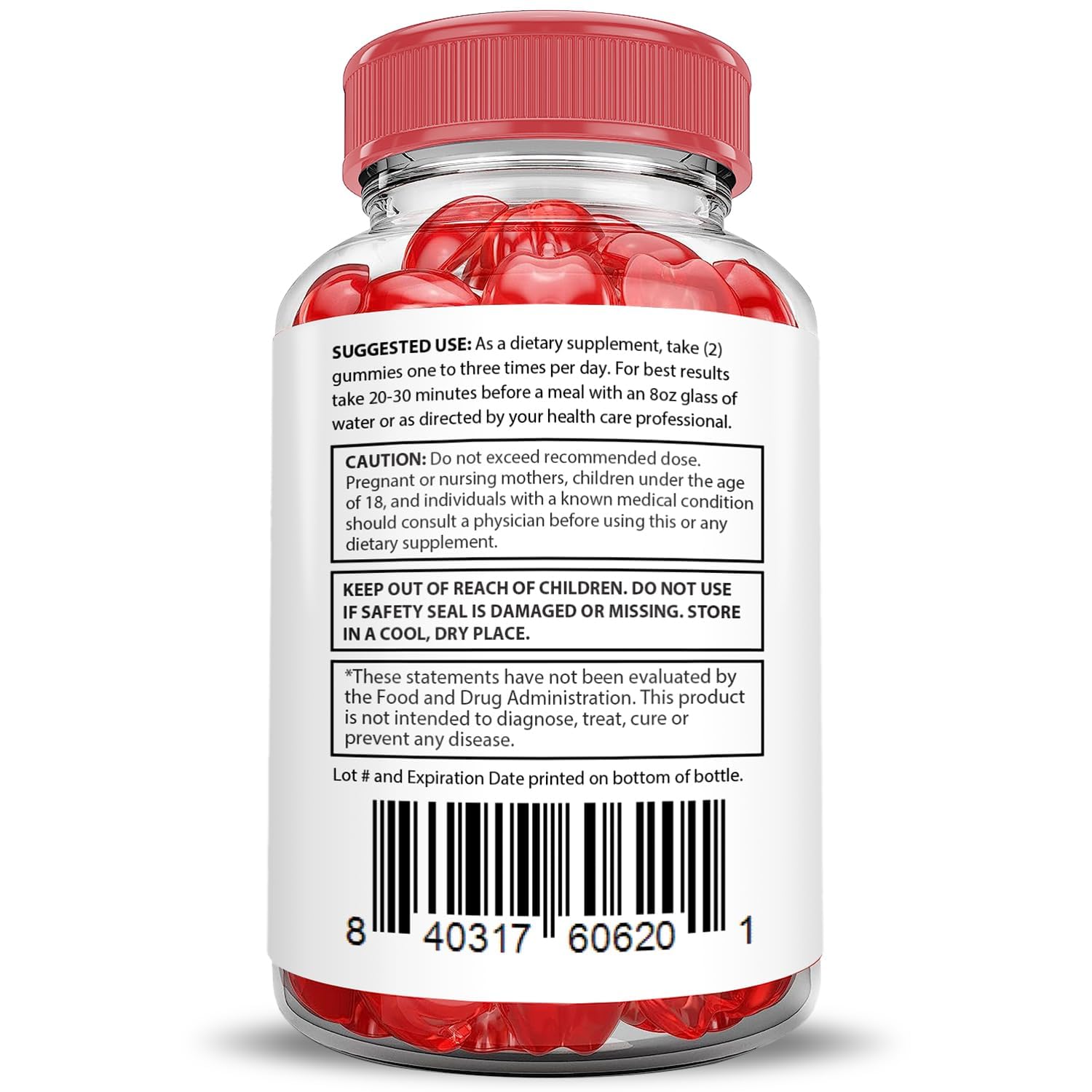 GMP certified packaging for Luxe Keto ACV Gummies